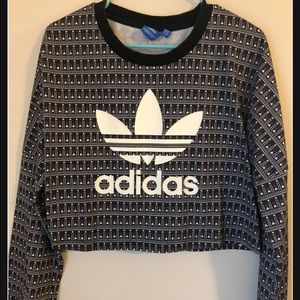 Adidas crop top sweater. Size small.